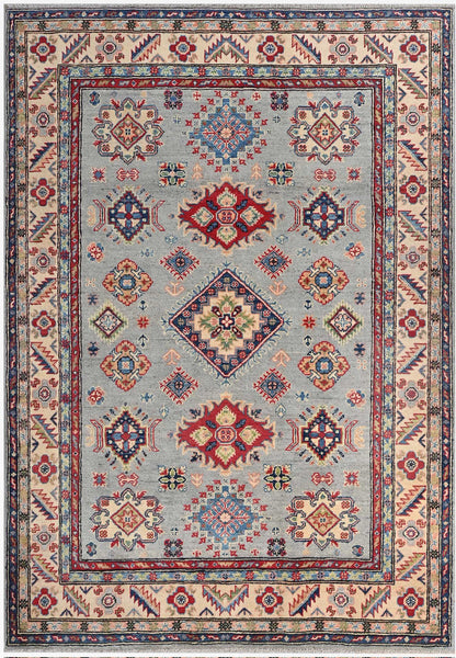 Kazak Grey Rug PC 53781 - 2.10m X 1.57m