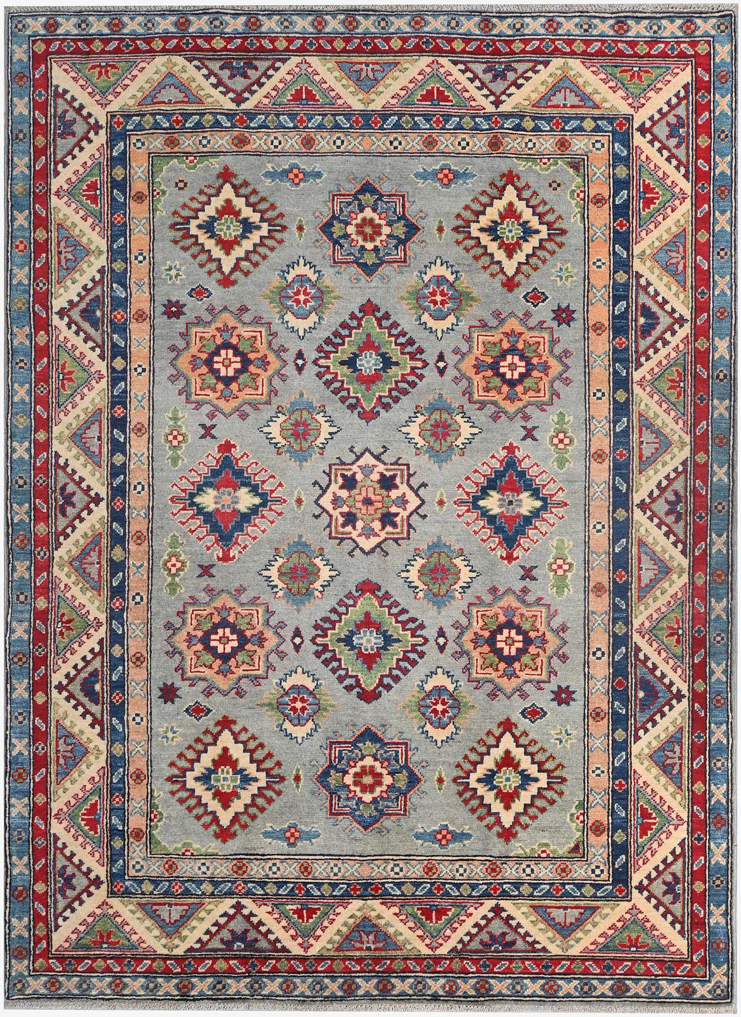 Kazak Grey Rug PC 53782 - 2.08m X 1.50m