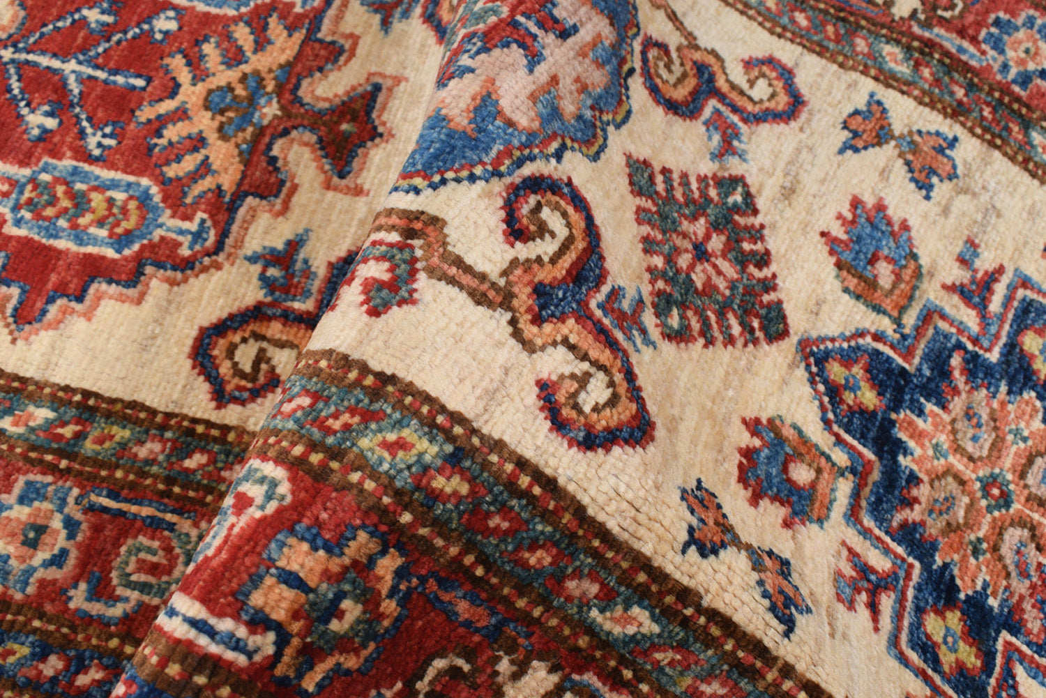 Supreme Kazak Ivory Rug PC 54308 - 1.70m X 0.57m