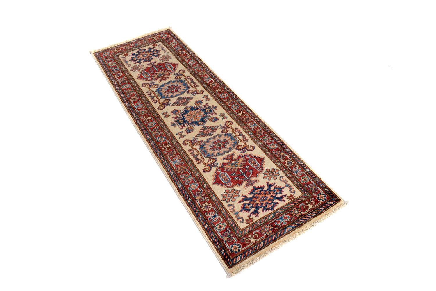 Supreme Kazak Ivory Rug PC 54309 - 1.77m X 0.62m