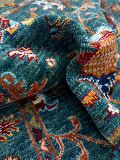 Sultani Green Rug PC 57418 - 1.41m X 1.08m