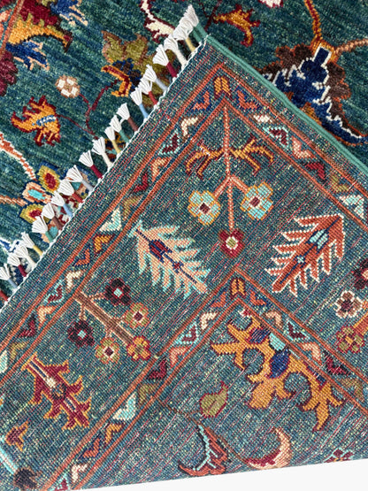Sultani Green Rug PC 57418 - 1.41m X 1.08m