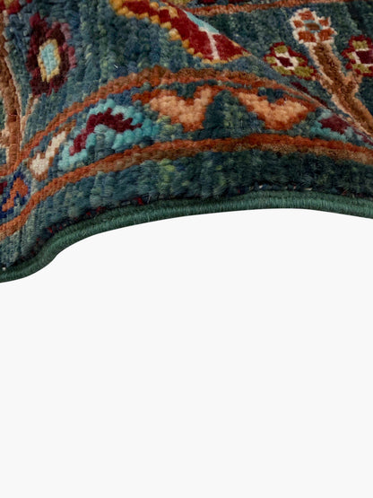 Sultani Green Rug PC 57418 - 1.41m X 1.08m