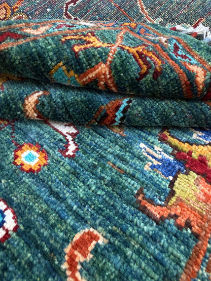 Sultani Green Rug PC 57418 - 1.41m X 1.08m