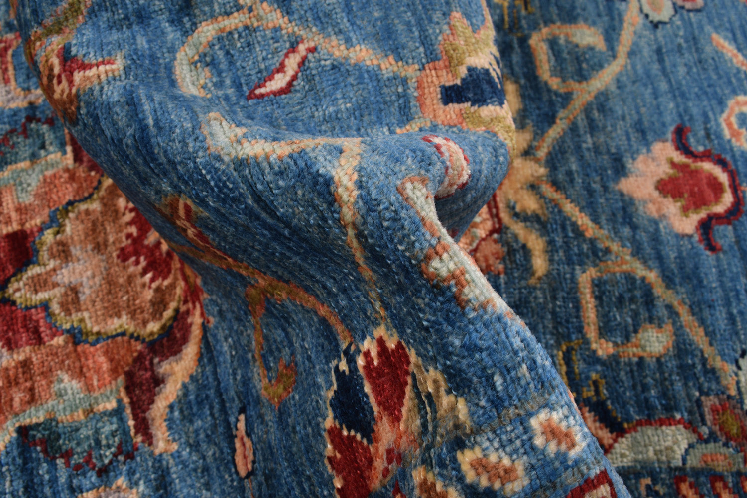 Sultani Blue Rug PC 54320 - 1.82m X 0.65m
