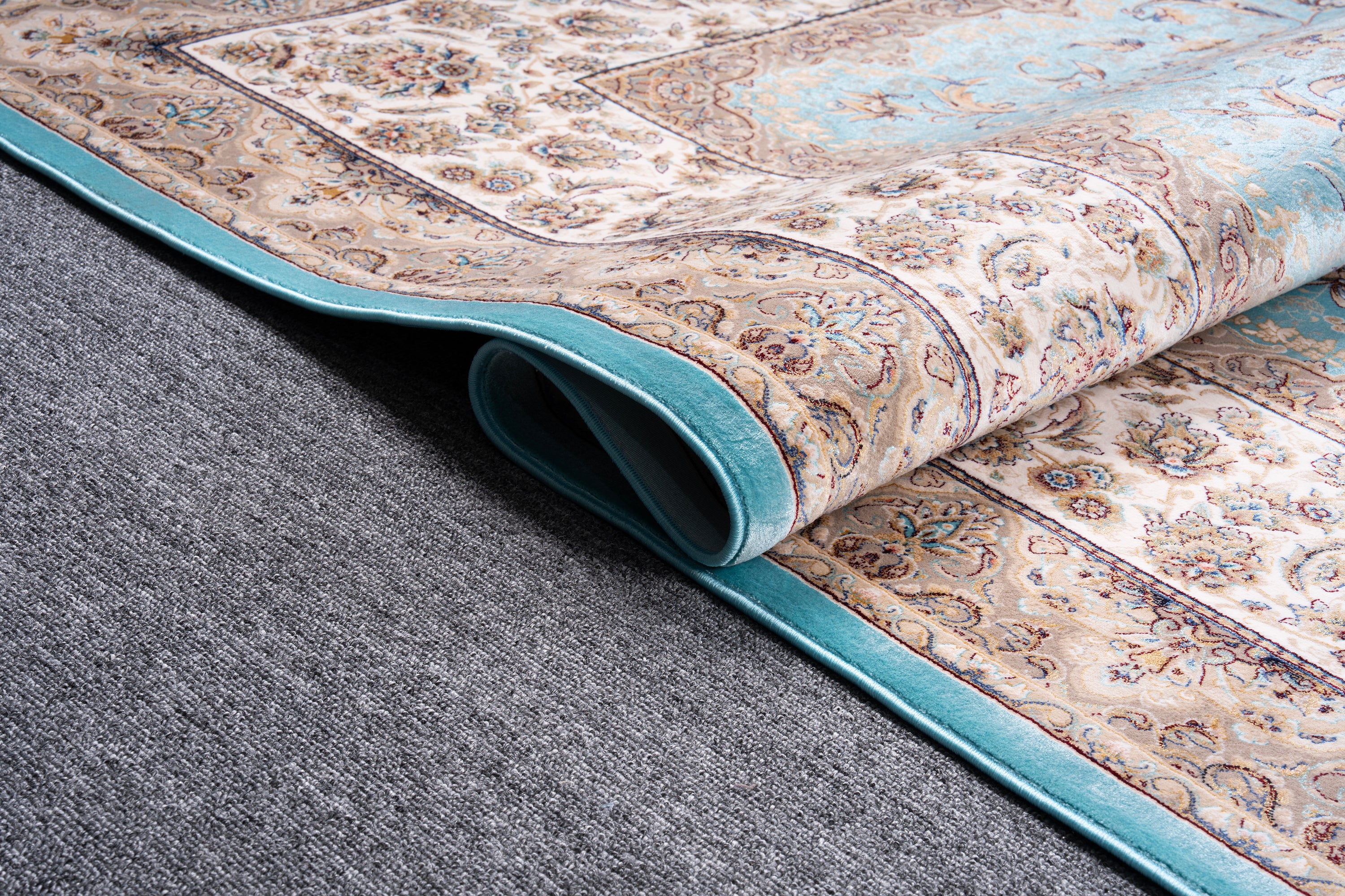 Abedeh Turquoise Rug