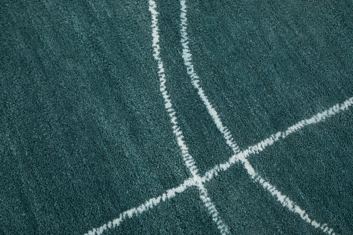 Devonshire Affon Teal Rug