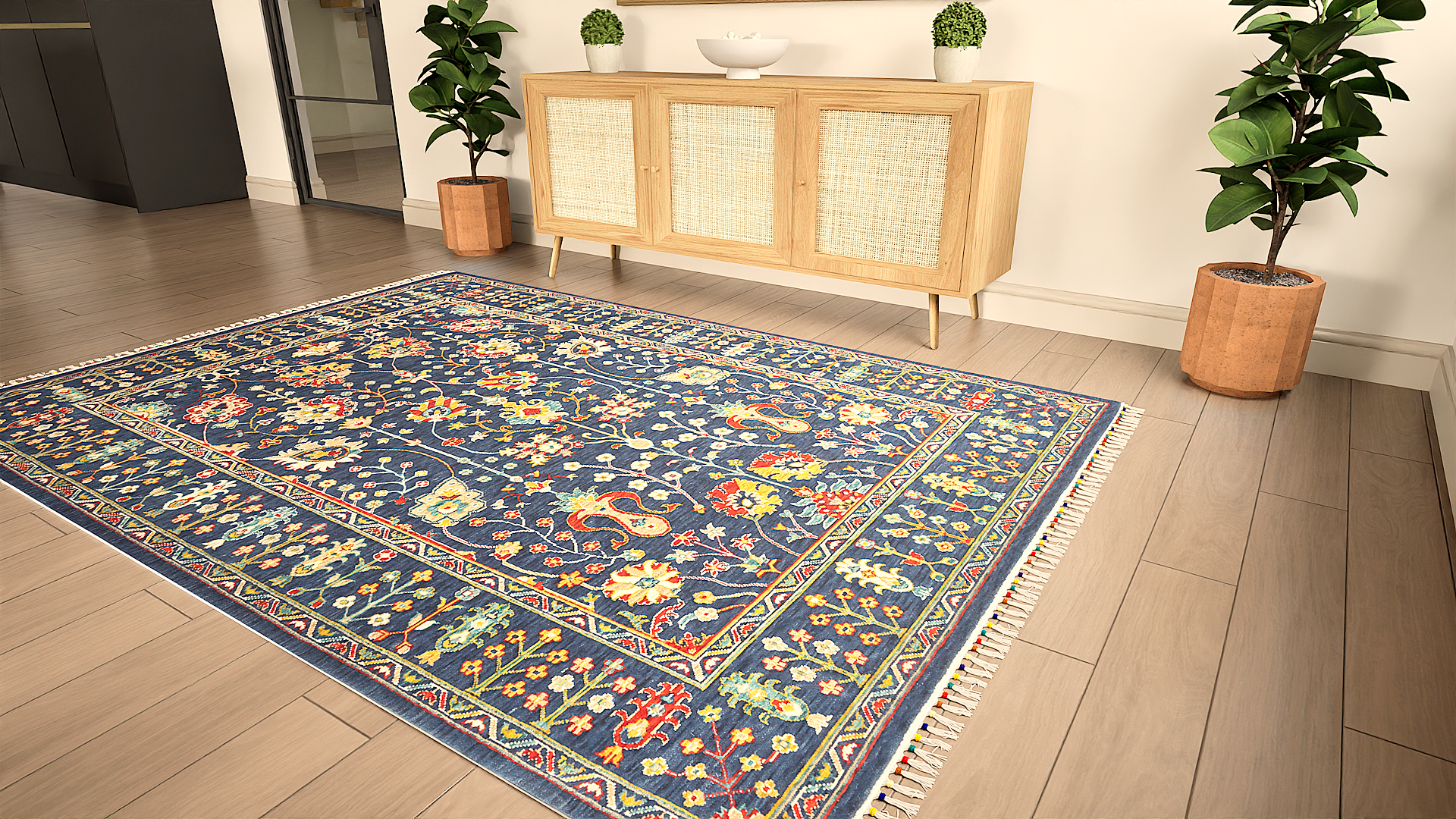 Amiri Sultani Blue Rug
