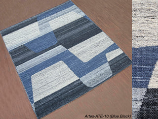 Designer Inspired Samples - Artes Blue Black- 1.80 X 1.20