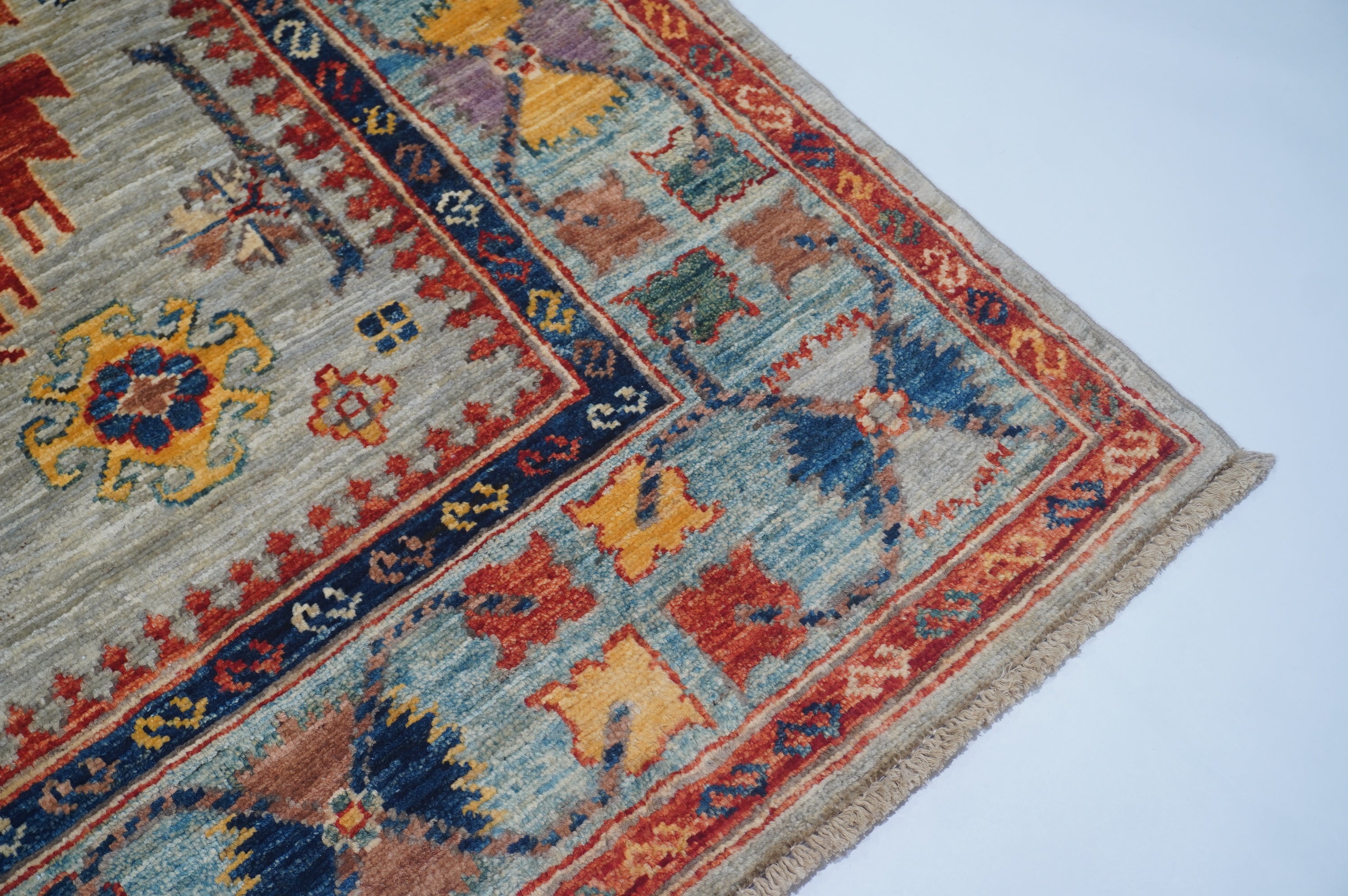 Sultani Grey Rug PC 51529 - 1.98m X 1.46m