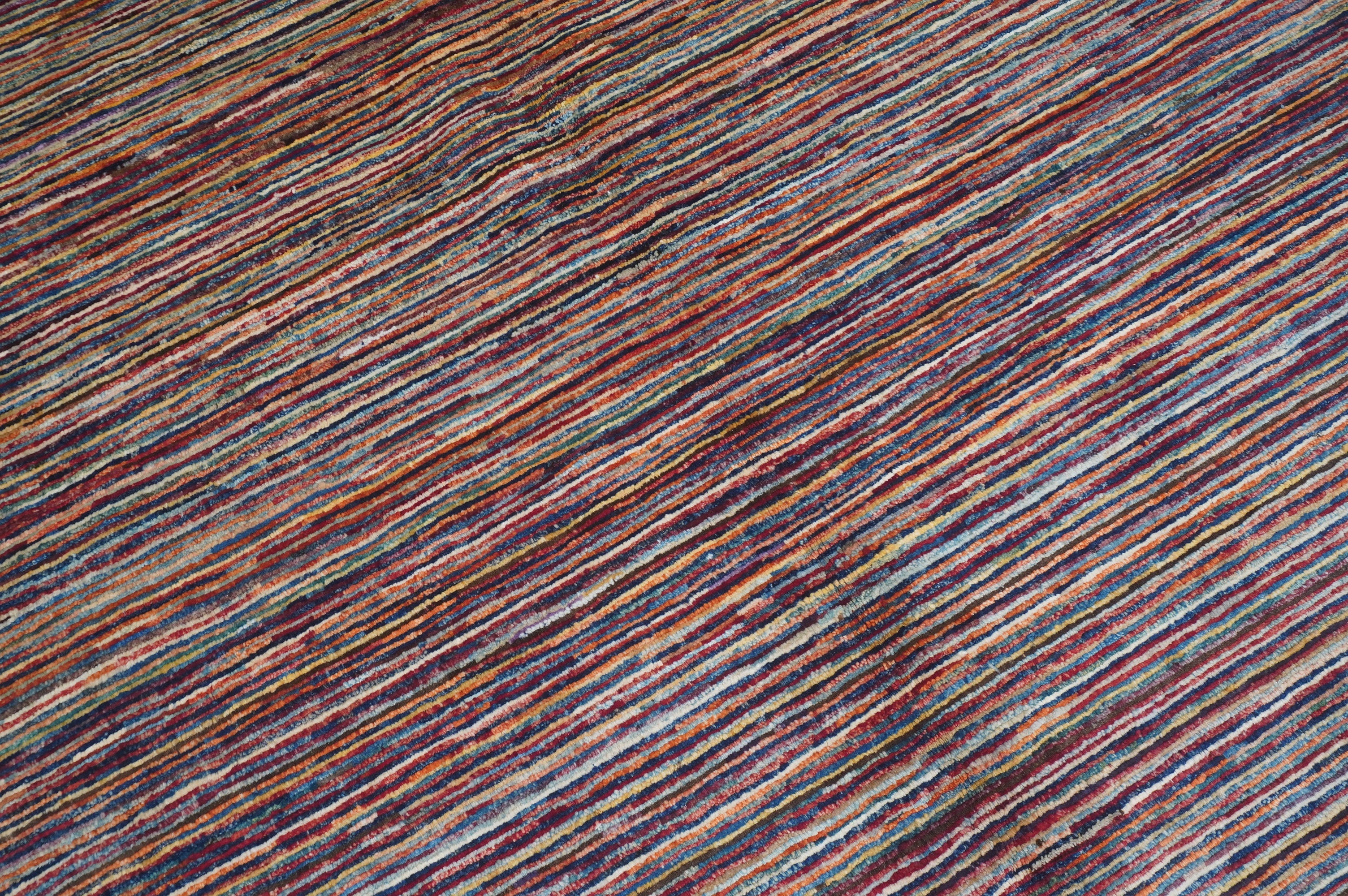 Stripe Gabbeh Multi Rug PC 52986 - 1.98m X 1.48m