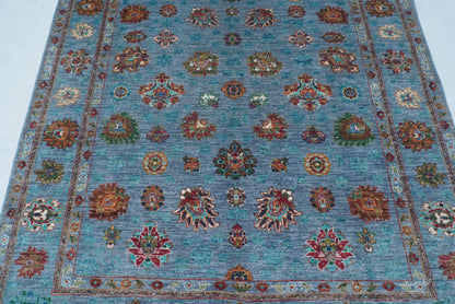 Sultani Blue Rug PC 55852 - 1.98m X 1.55m