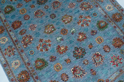 Sultani Blue Rug PC 55852 - 1.98m X 1.55m