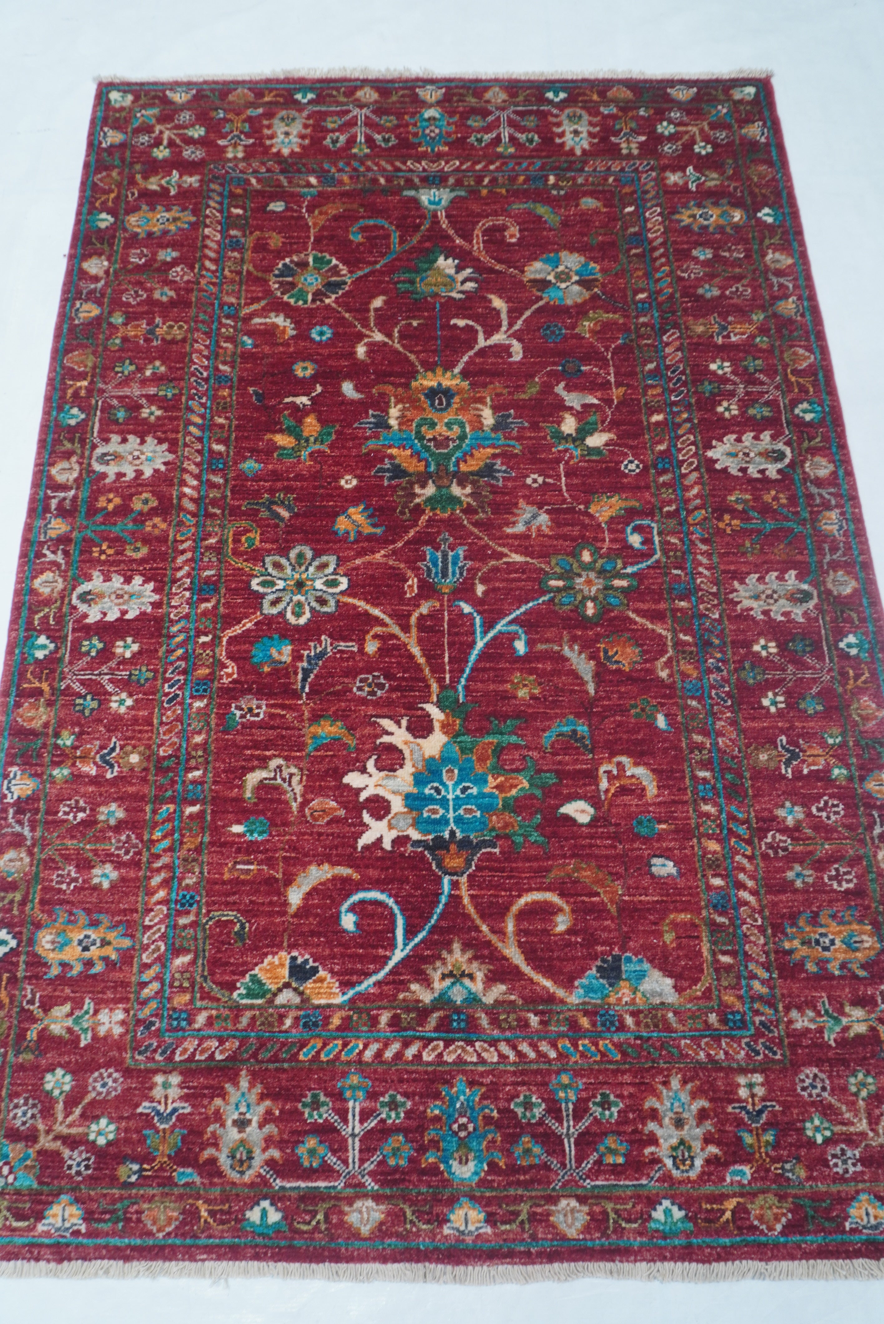 Sultani Red Rug PC 55859 - 1.51m X 1.01m