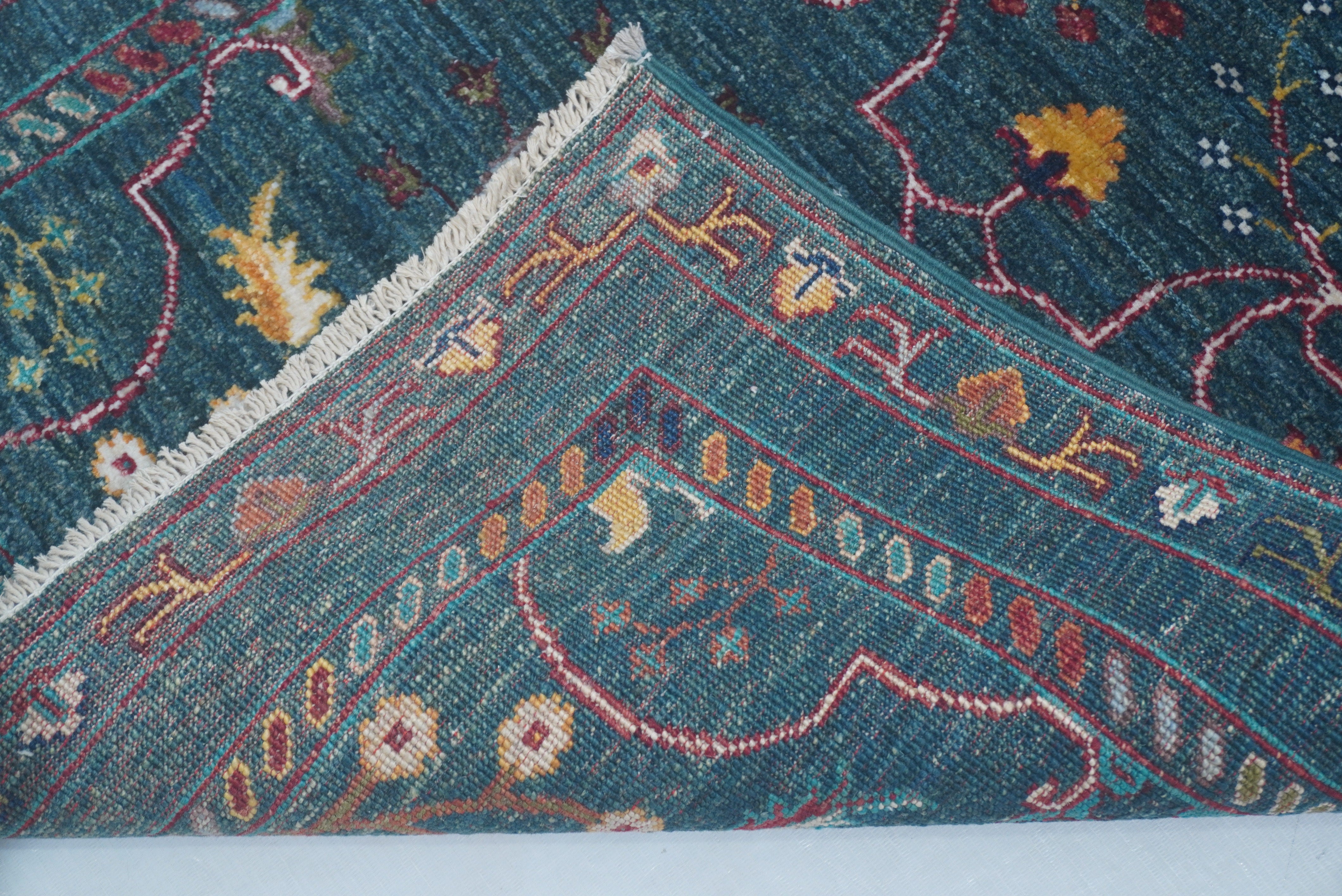 Sultani Green Rug PC 55876 - 1.25m X 0.83m