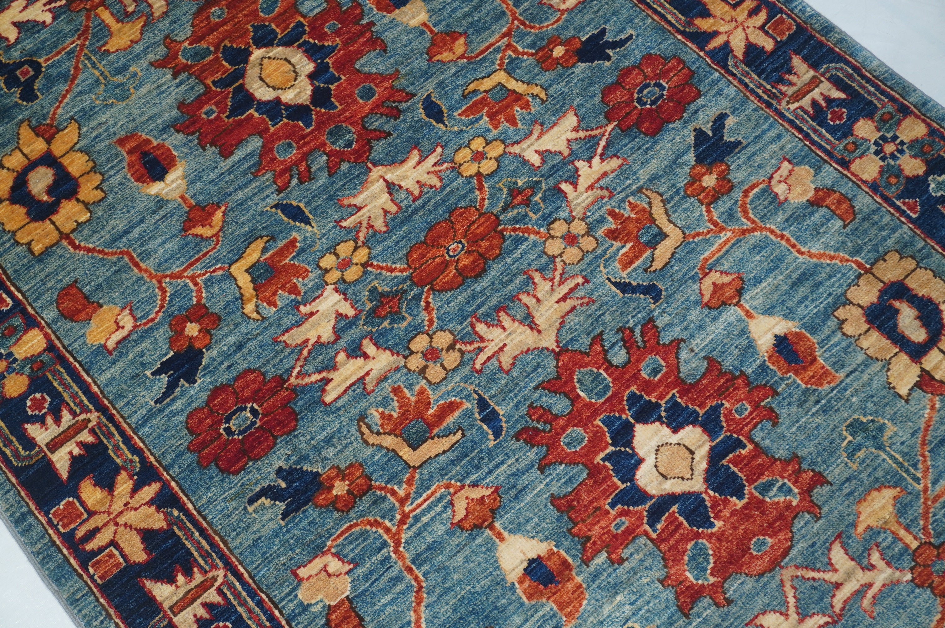 Fine Aryana Blue Rug PC 53063 - 1.49m X 0.99m