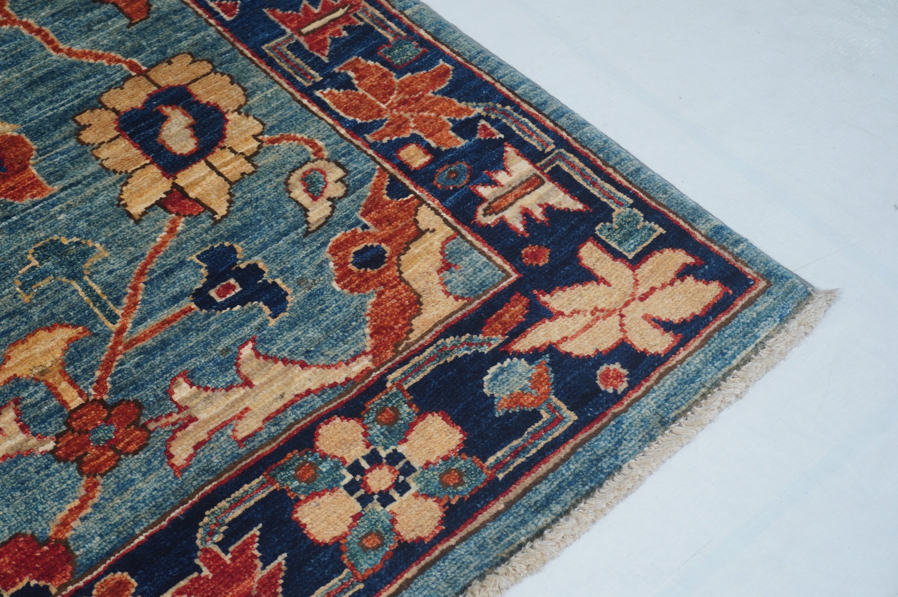 Fine Aryana Blue Rug PC 53063 - 1.49m X 0.99m