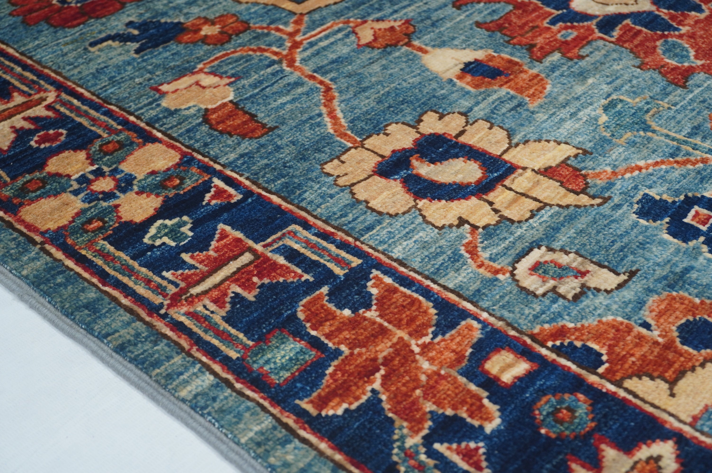 Fine Aryana Blue Rug PC 53063 - 1.49m X 0.99m