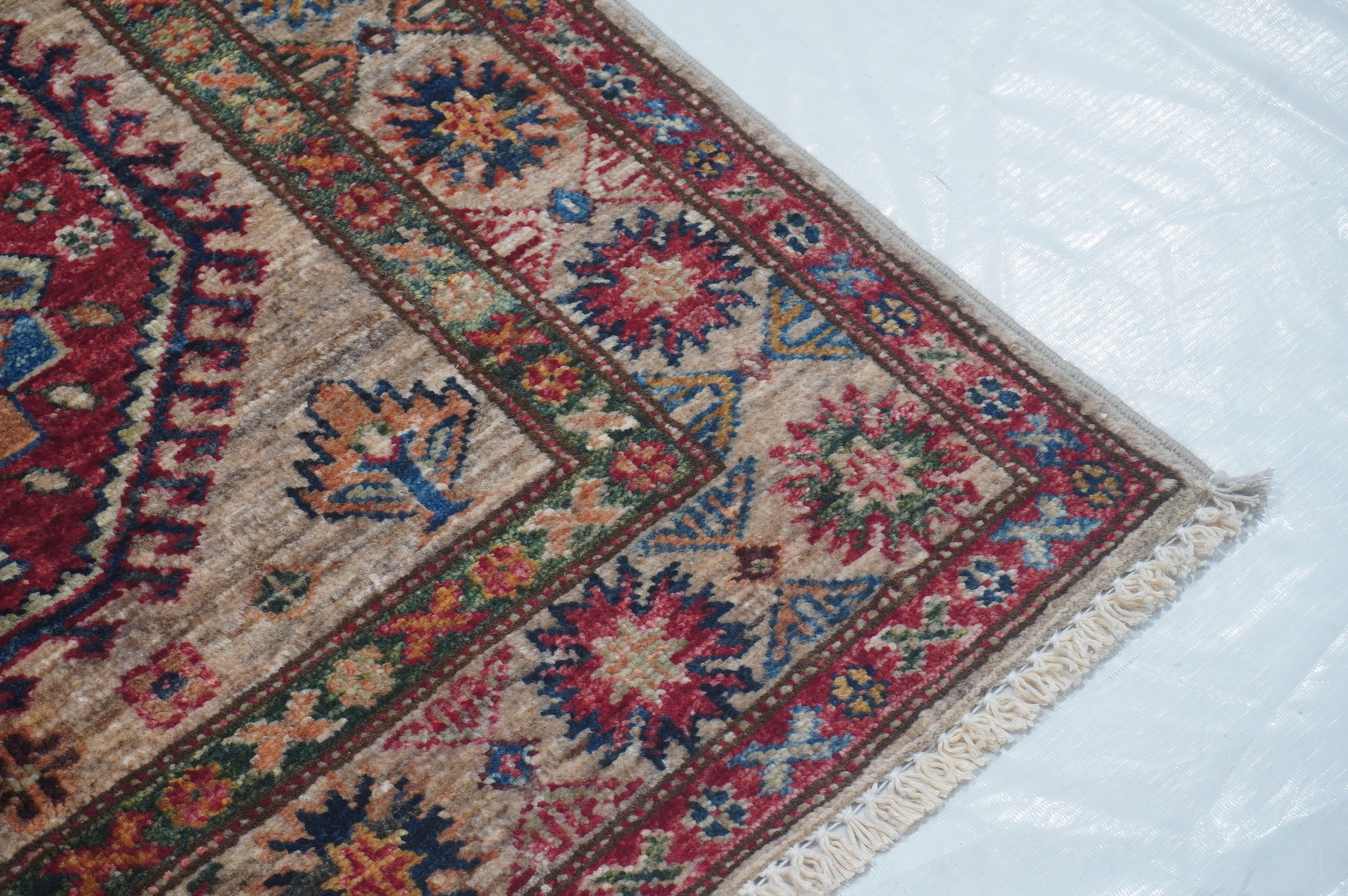 Supreme Kazak Grey Rug PC 53128 - 3.07m X 0.78m