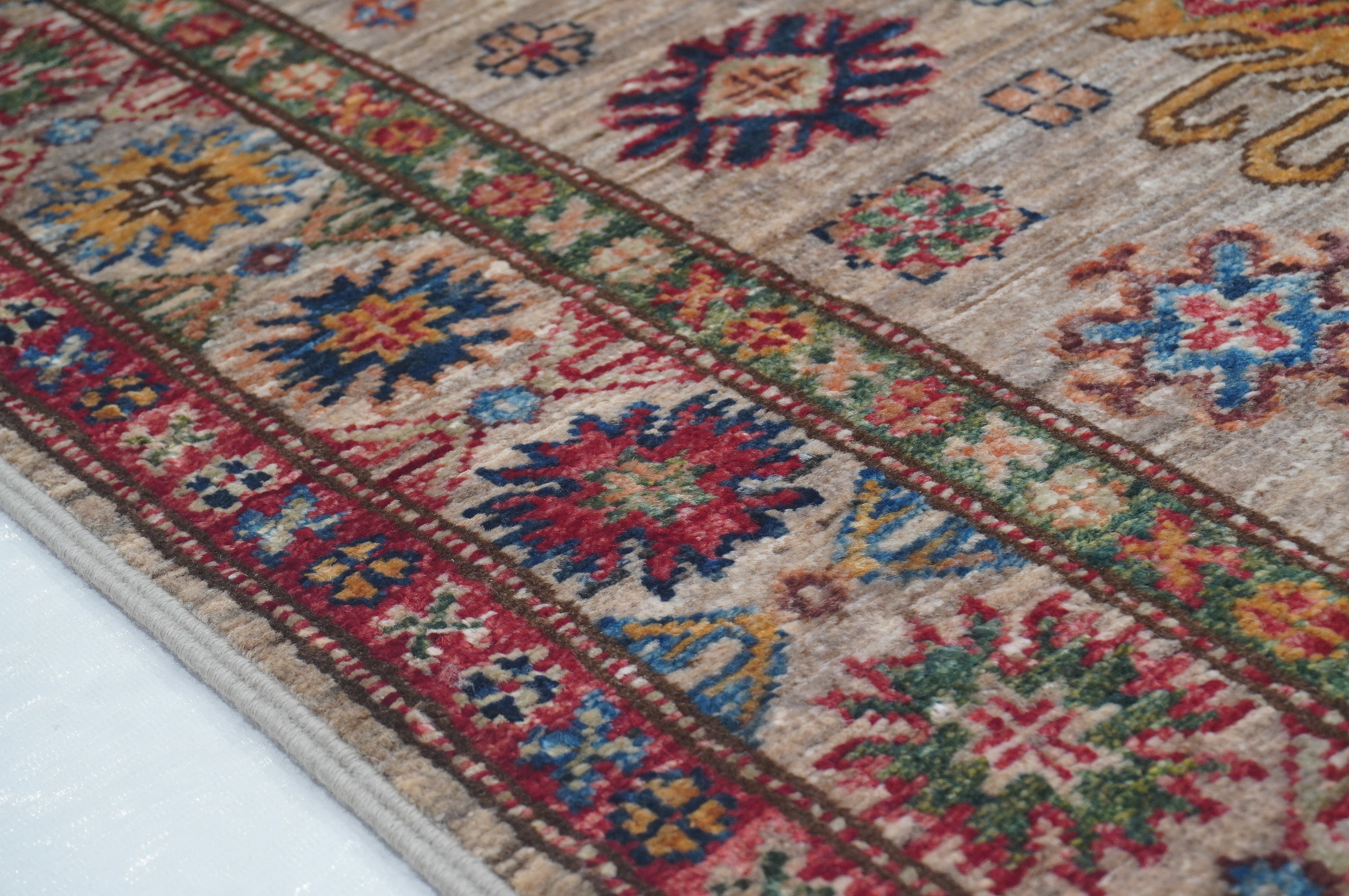 Supreme Kazak Grey Rug PC 53128 - 3.07m X 0.78m