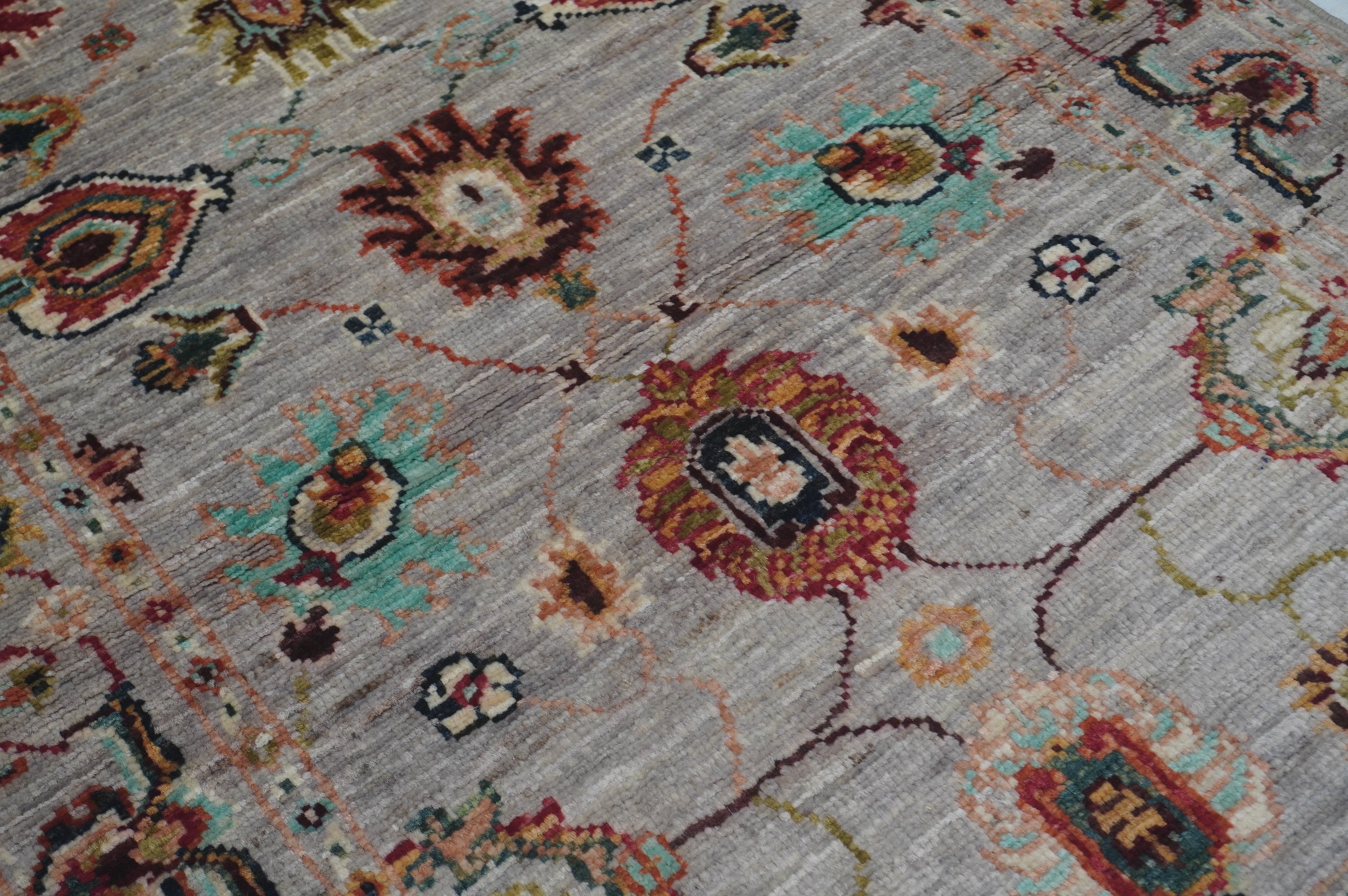 Sultani Grey Rug PC 53251 - 1.78m X 0.62m