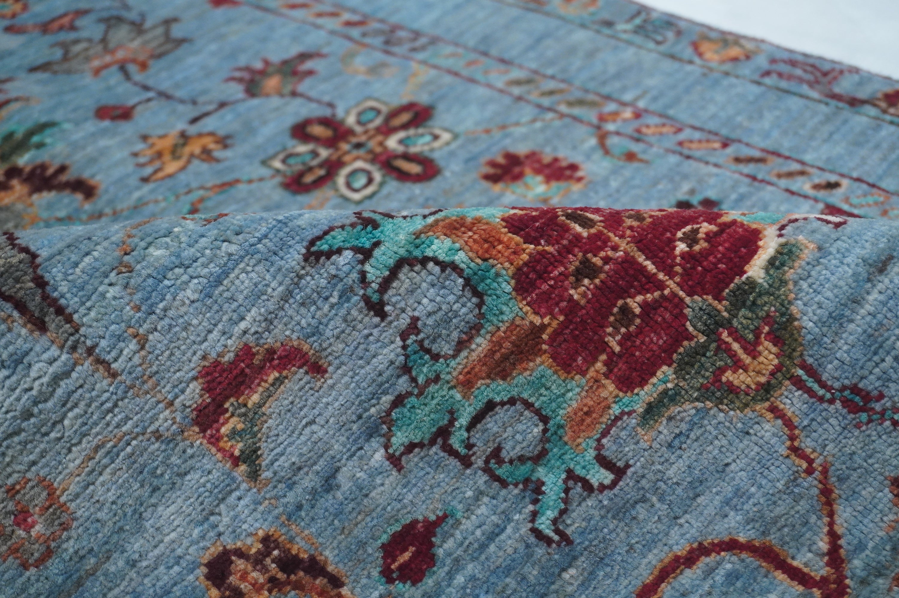 Sultani Blue Rug PC 53299 - 1.25m X 0.87m