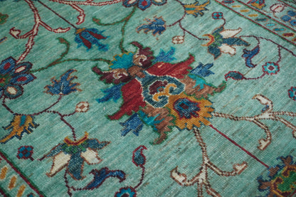 Sultani Green Rug PC 53307 - 1.27m X 0.83m