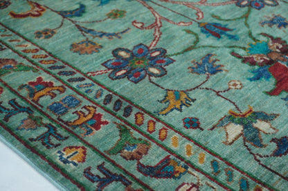 Sultani Green Rug PC 53307 - 1.27m X 0.83m