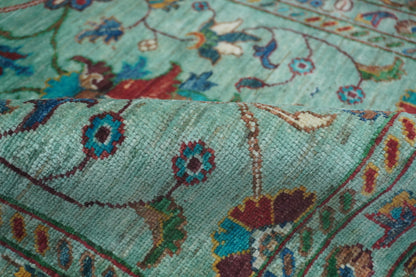 Sultani Green Rug PC 53307 - 1.27m X 0.83m