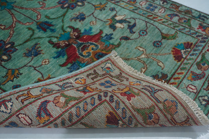 Sultani Green Rug PC 53307 - 1.27m X 0.83m