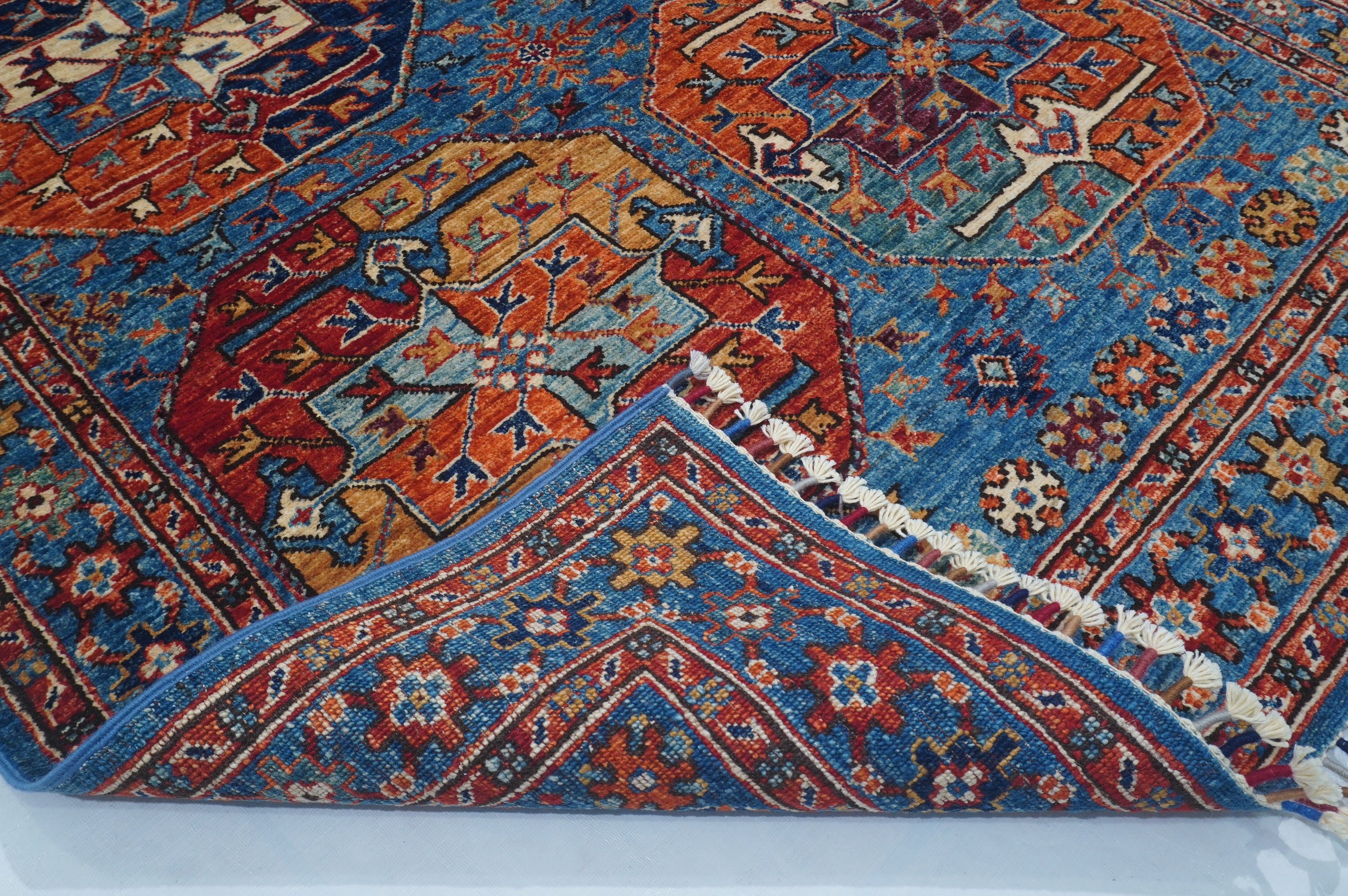 Ersari Blue Rug PC 54742 - 1.90m X 1.17m