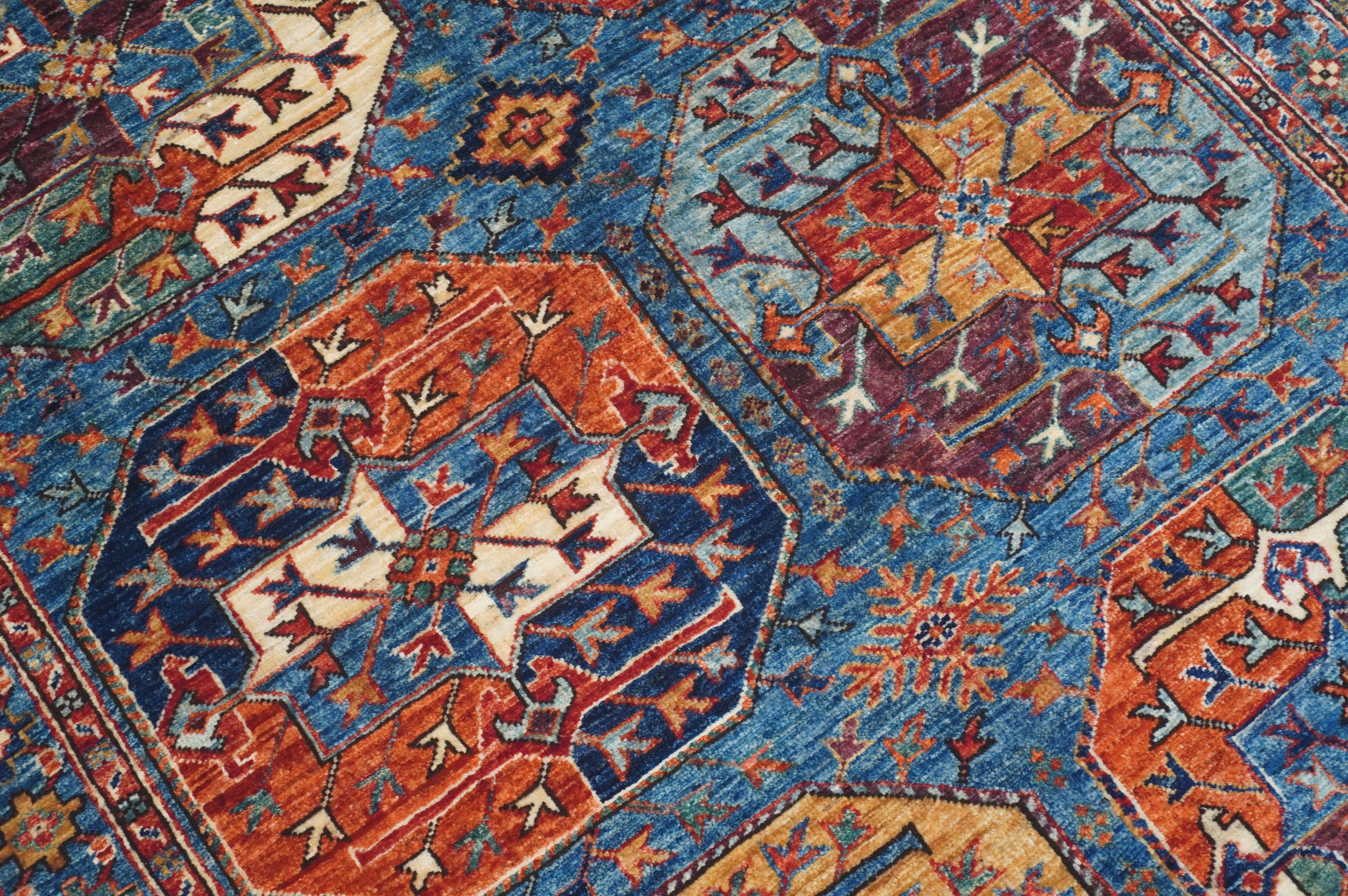 Ersari Blue Rug PC 54743 - 1.92m X 1.21m