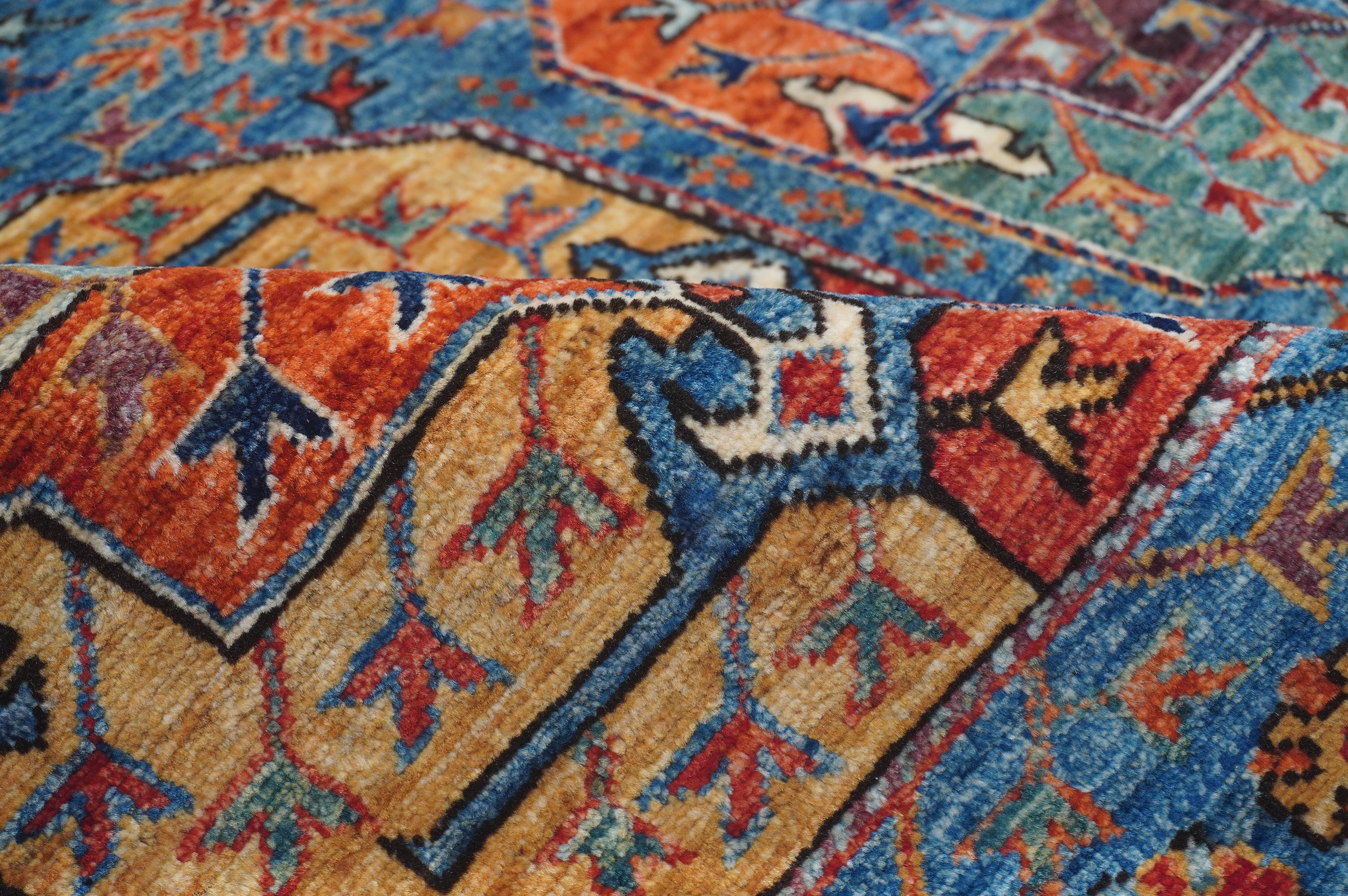 Ersari Blue Rug PC 54743 - 1.92m X 1.21m