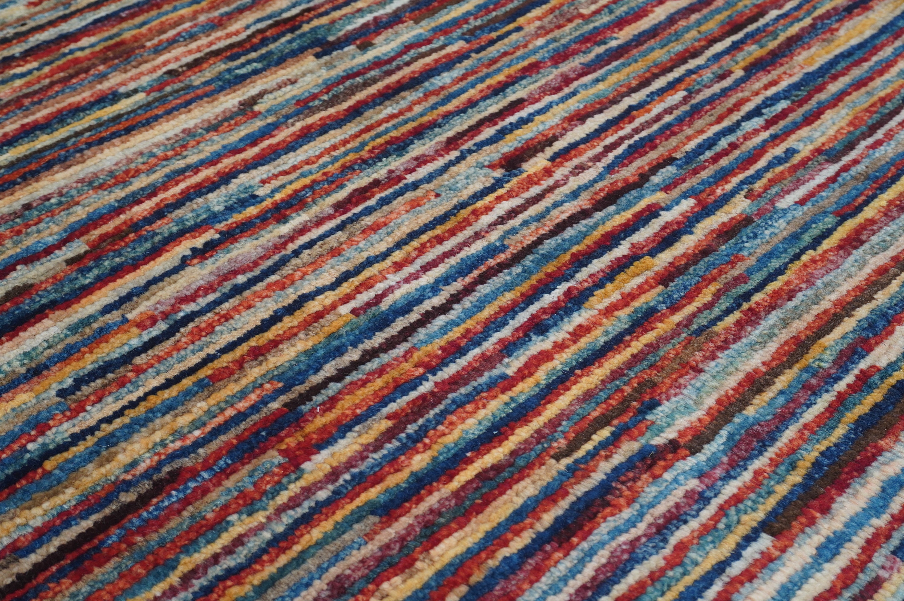 Stripe Gabbeh Multi Rug PC 54805 - 1.96m X 1.45m