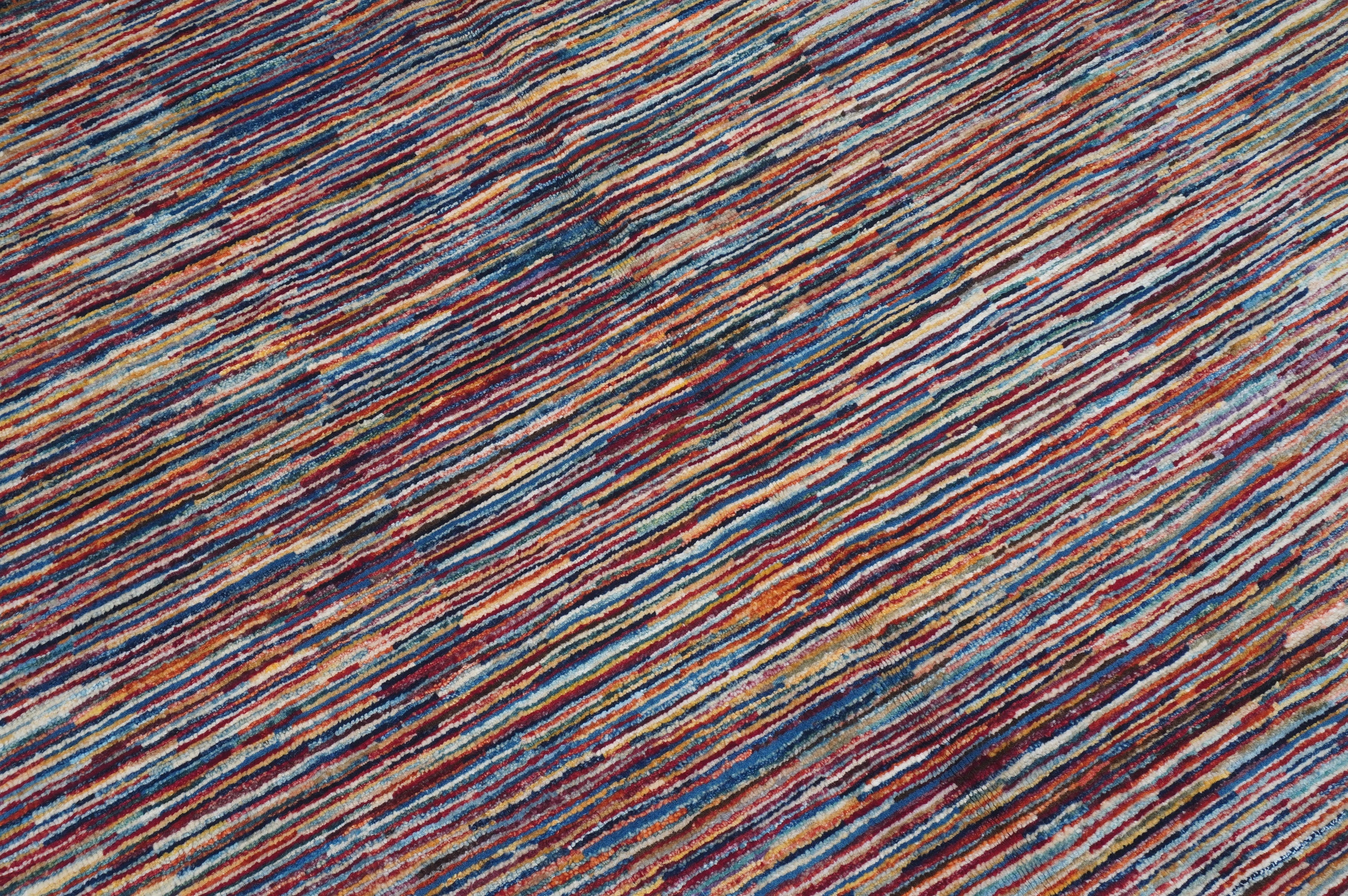 Stripe Gabbeh Multi Rug PC 54806 - 1.95m X 1.46m