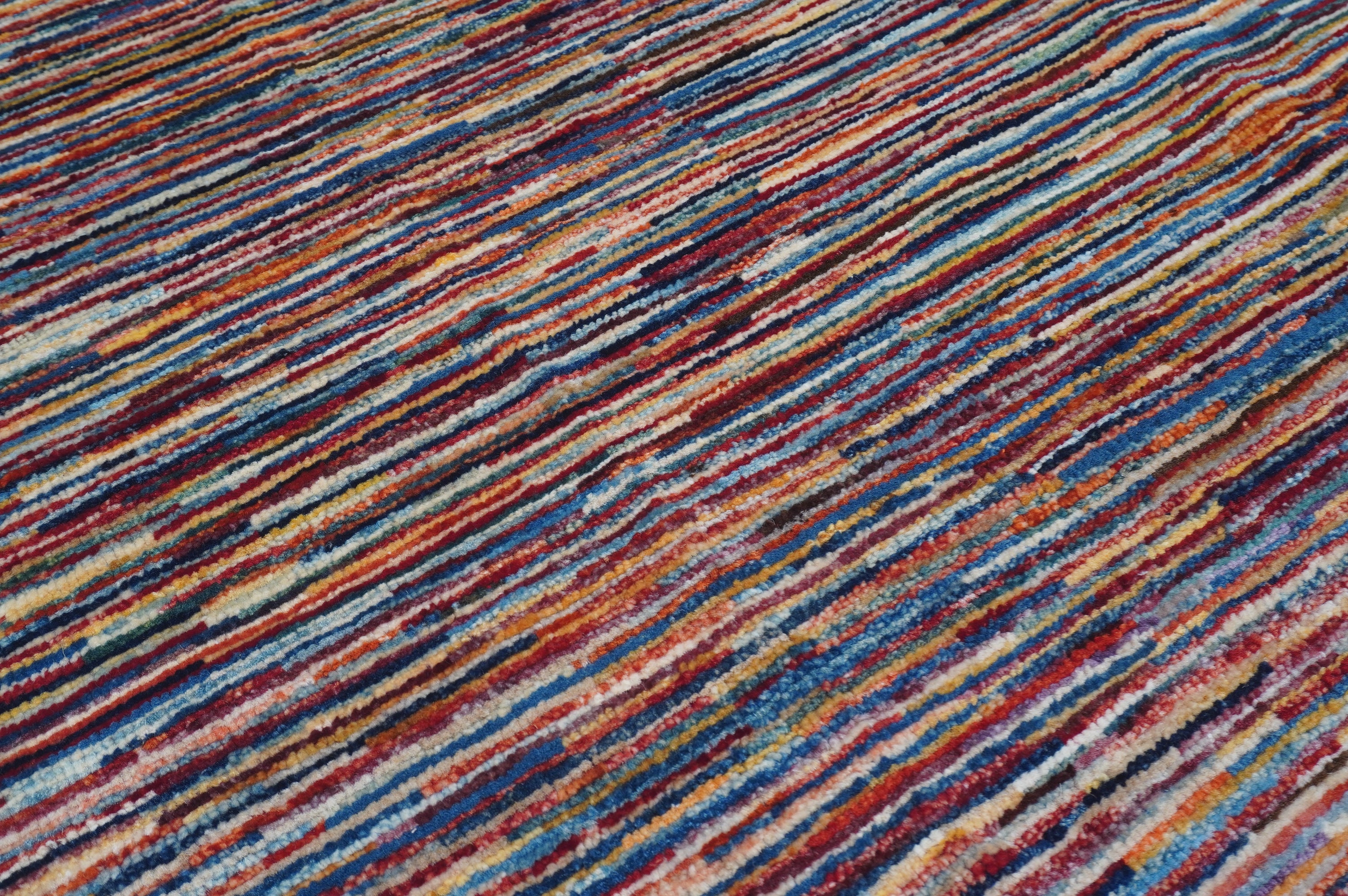 Stripe Gabbeh Multi Rug PC 54806 - 1.95m X 1.46m