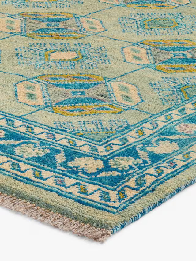 Boston Ersari Blue Rug