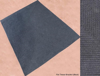 Designer Inspired Samples - Flatweave - Black - 1.80 X 1.20m