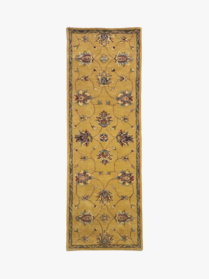 Sarnath Gold Runner Rug