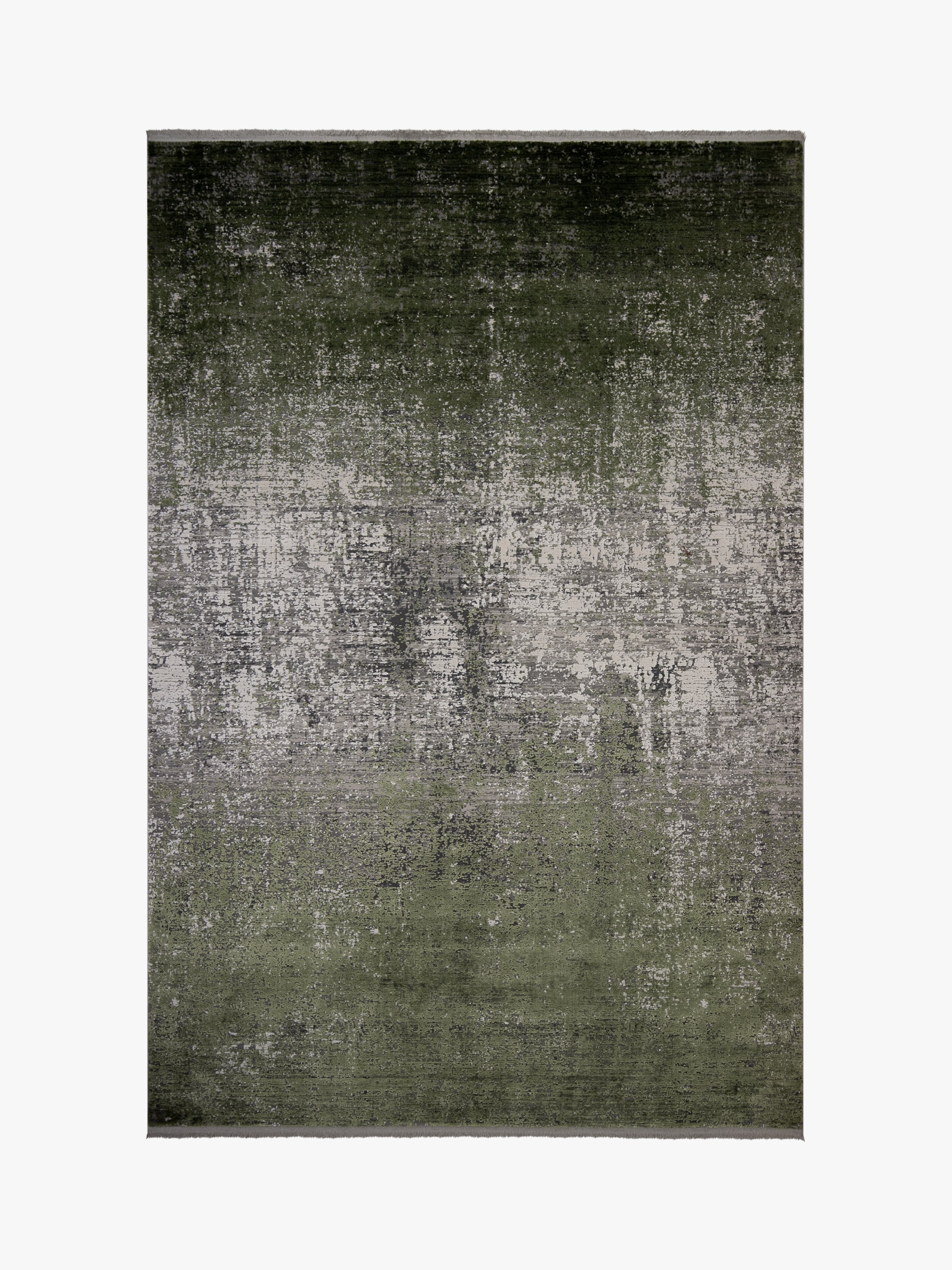 Toros Distressed Gradient Green/ Silver Rug
