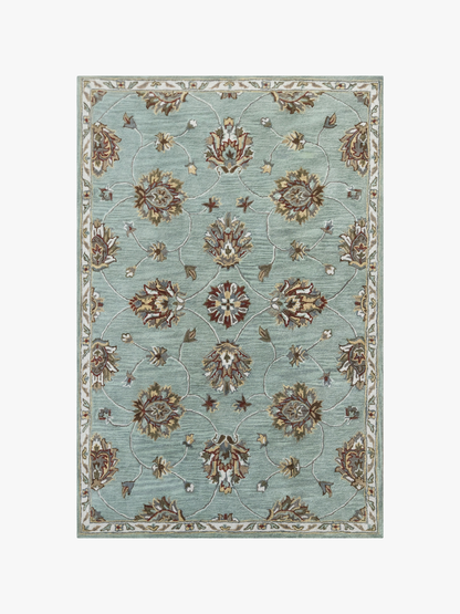 Sarnath Green Rug