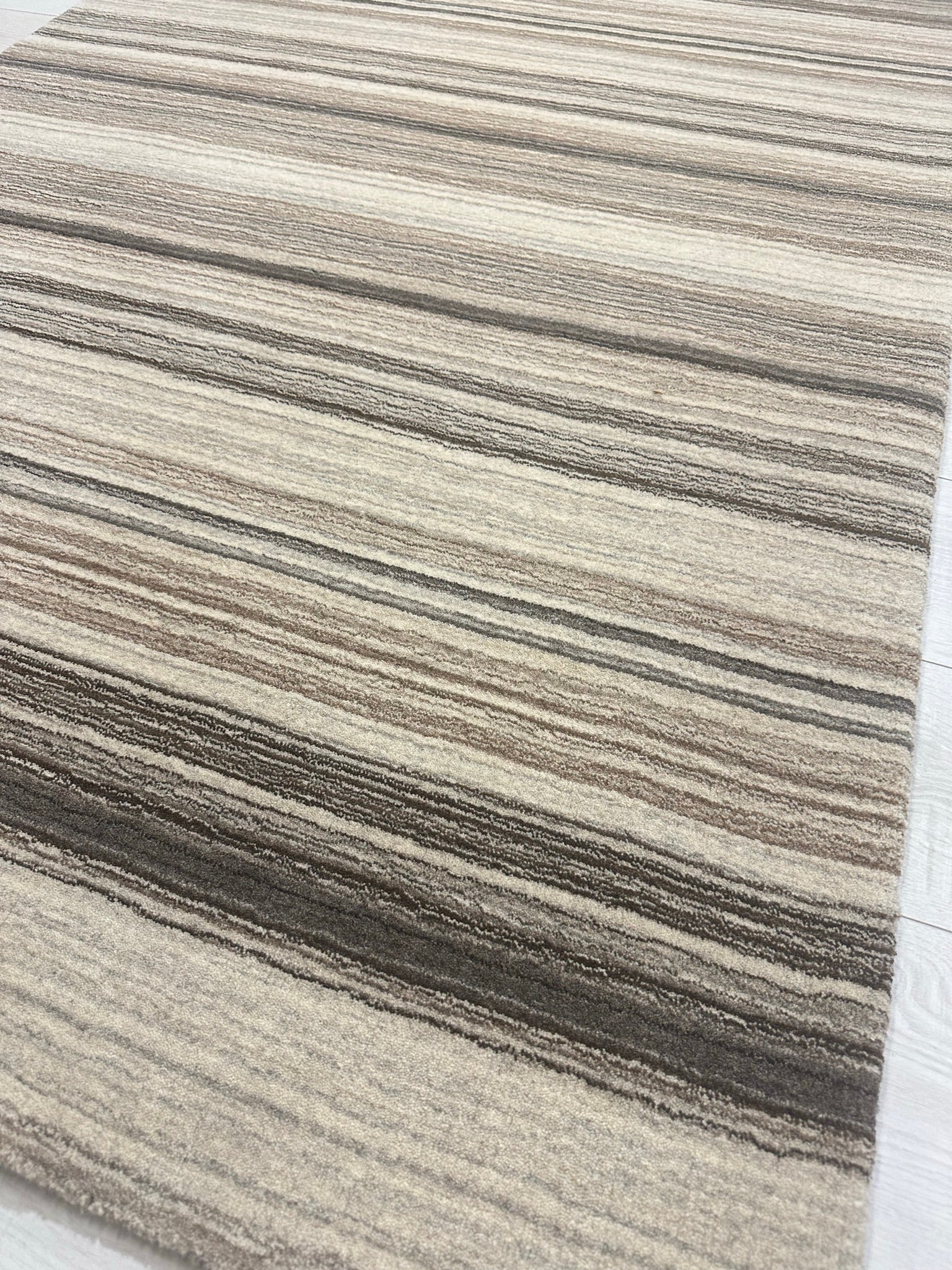 Spice Nutmeg Runner Stripe Rug