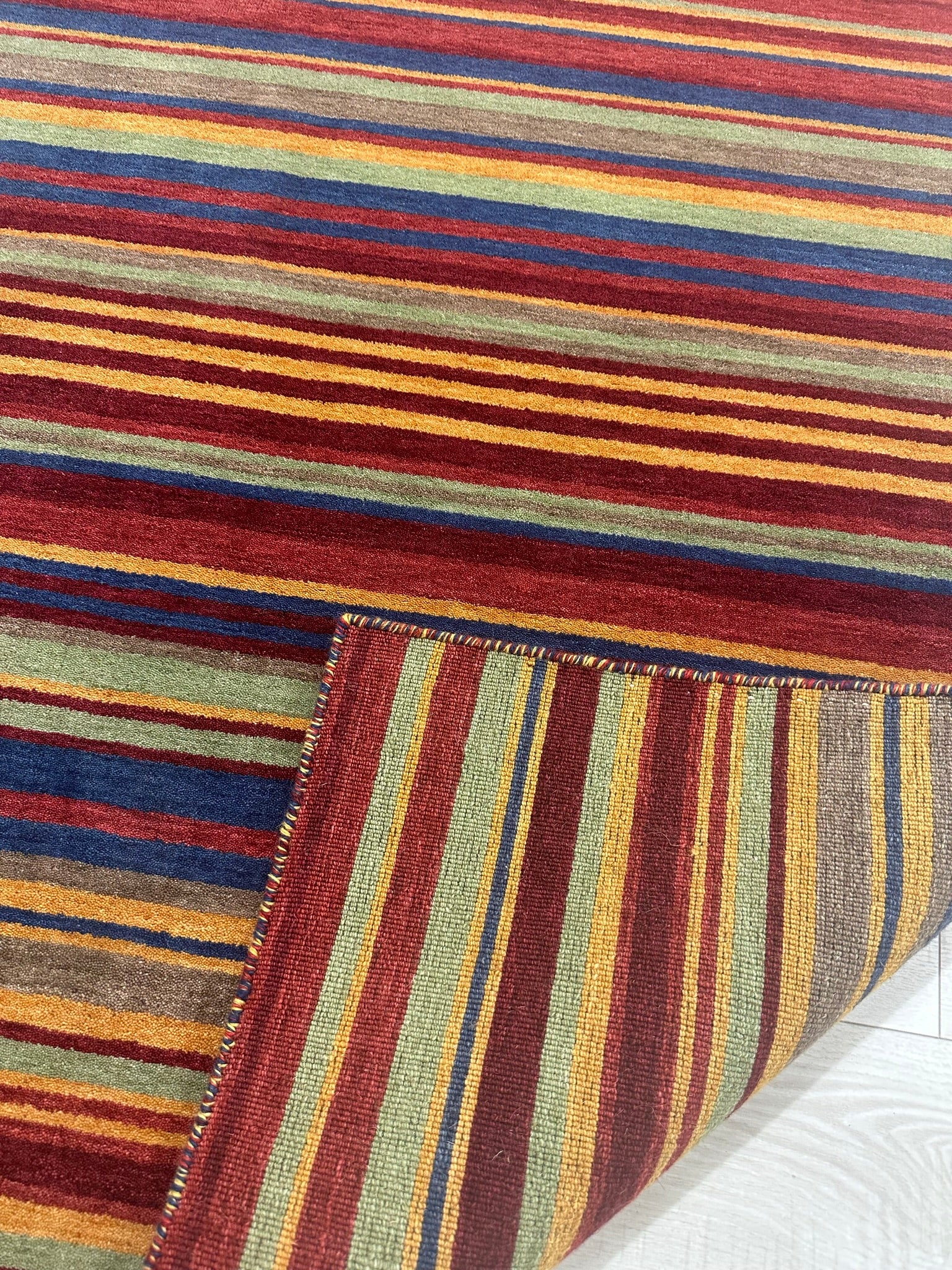 Spice Chilli Stripe Rug