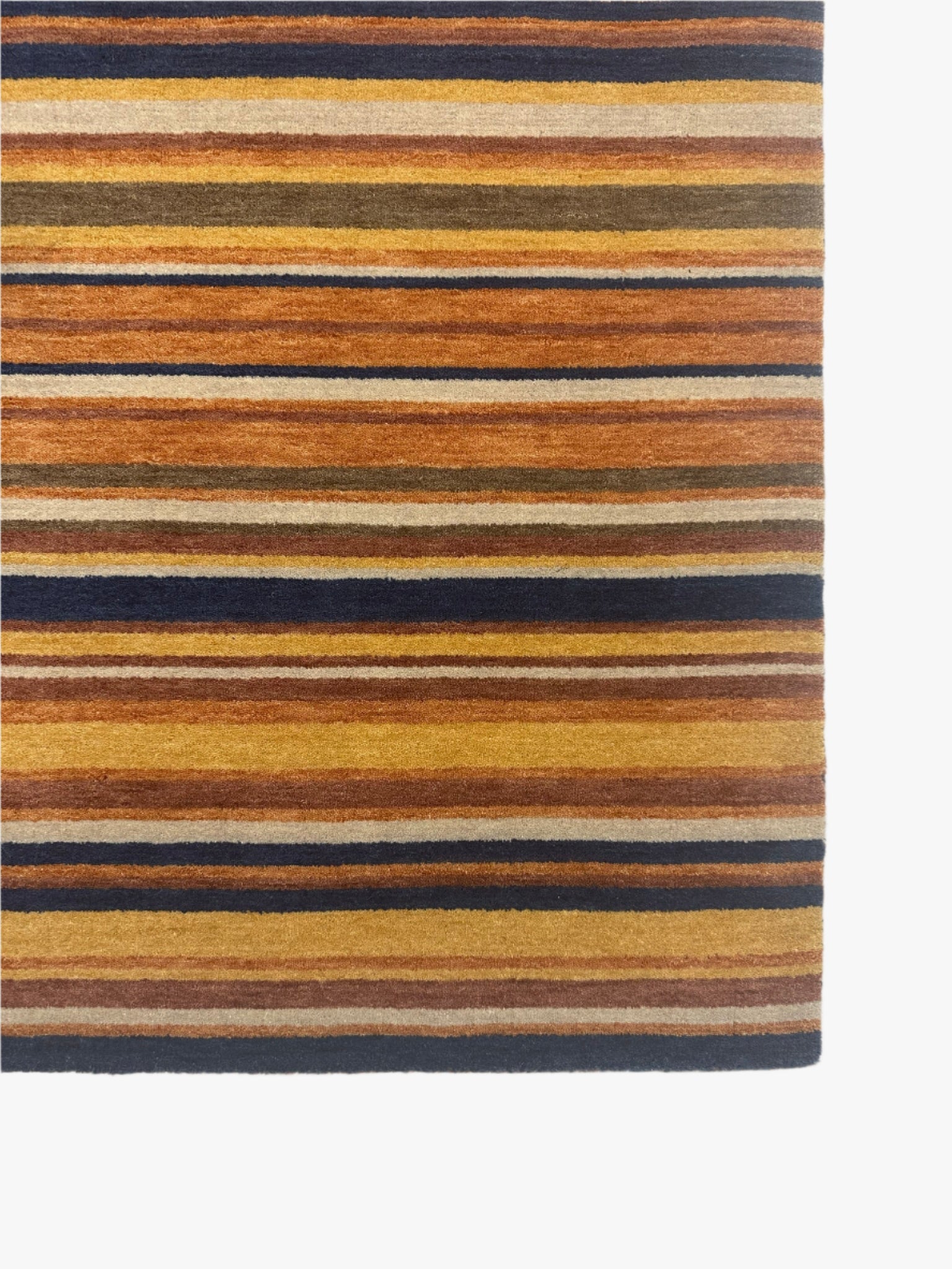 Spice Paprika Runner Stripe Rug