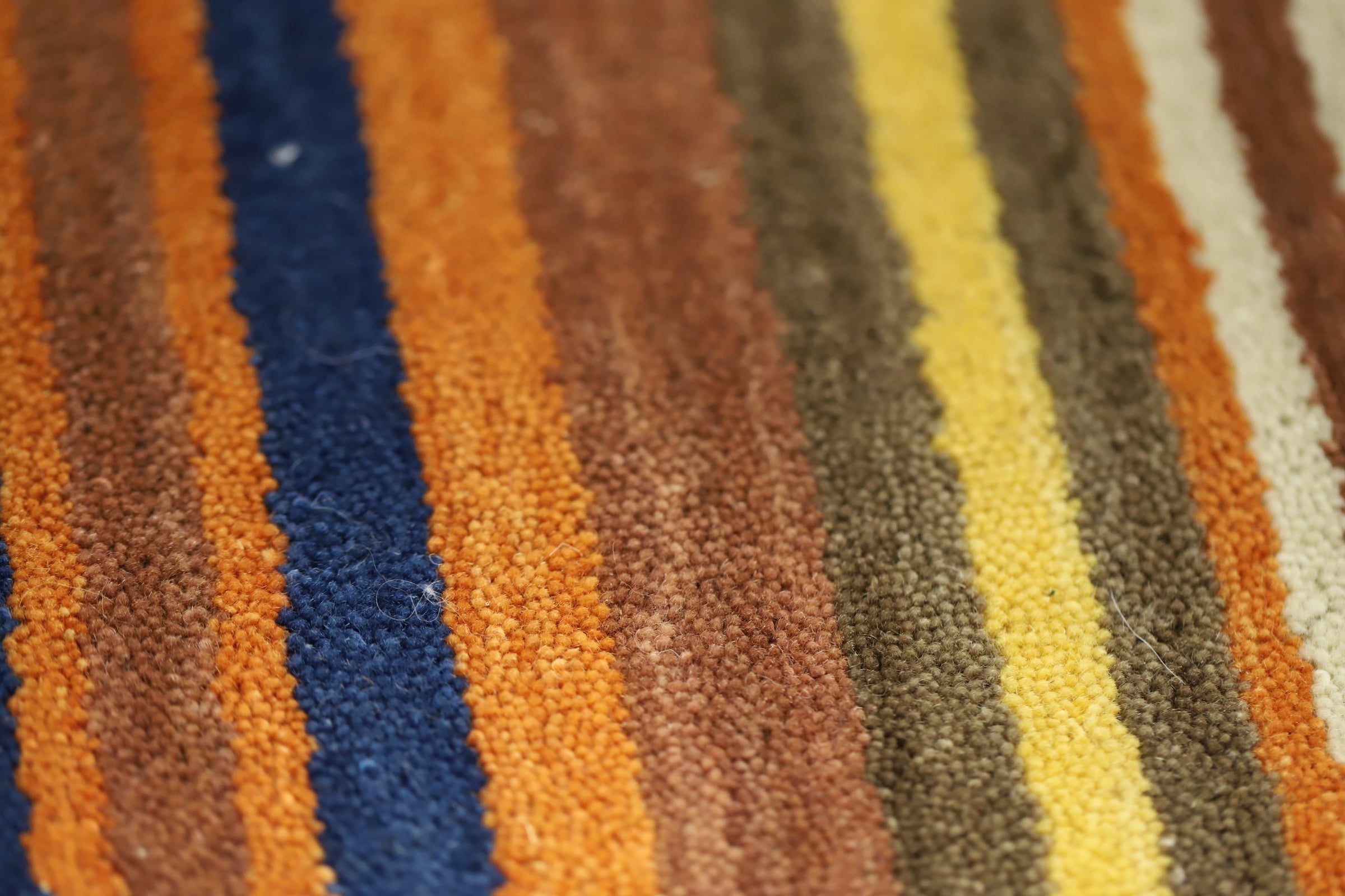 Spice Paprika Runner Stripe Rug
