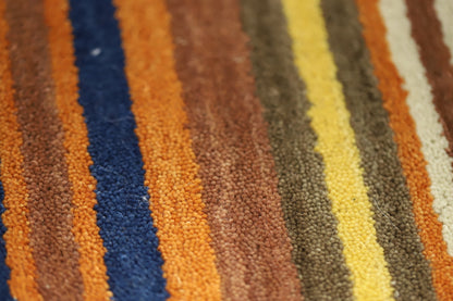 Spice Paprika Runner Stripe Rug