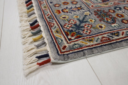 Malaki Kazak Grey Rug