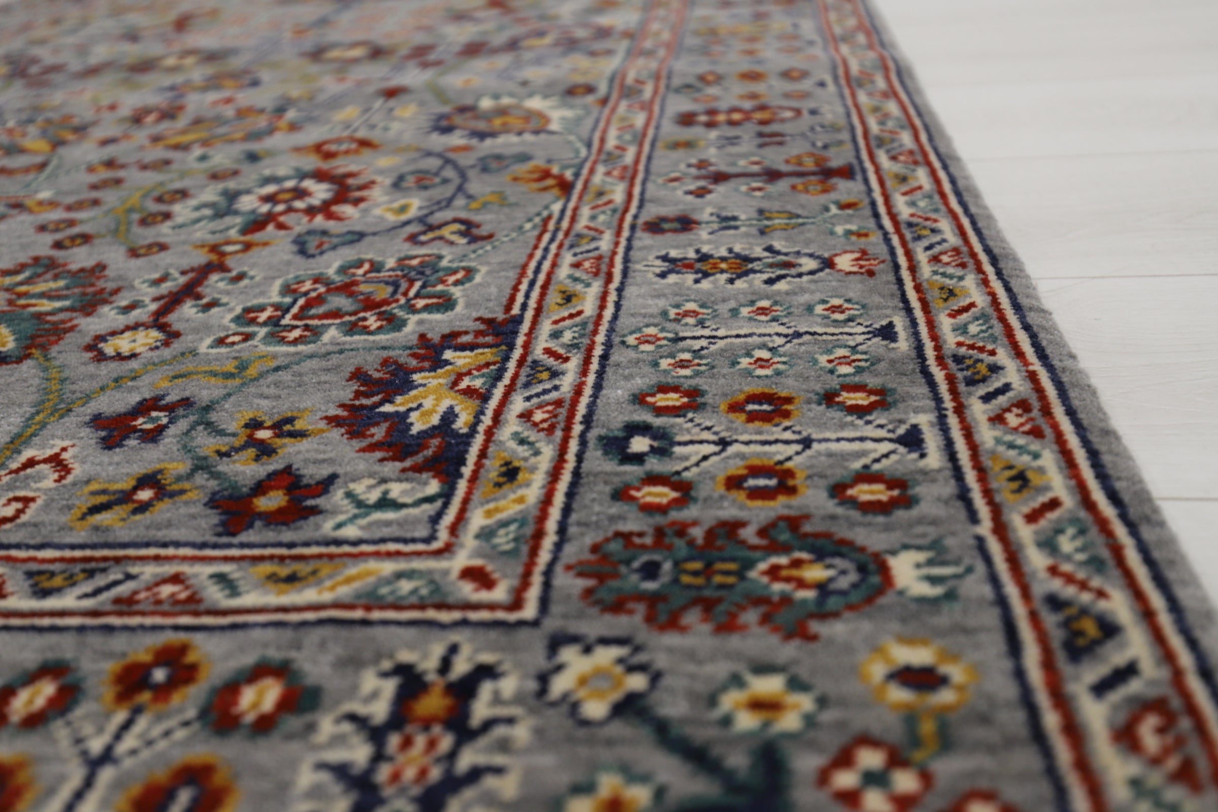 Malaki Kazak Grey Rug