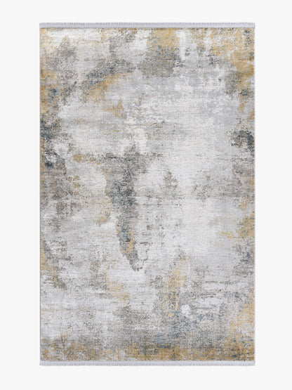Toros Distressed Illusion Frost Grey Rug