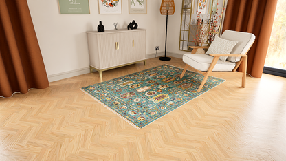 Malaki Kazak Green Rug